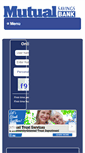 Mobile Screenshot of mutualsavingsbank.net