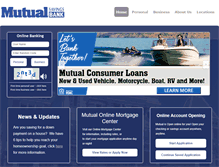 Tablet Screenshot of mutualsavingsbank.net